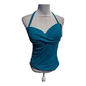 Anne Cole Teal Bikini Top